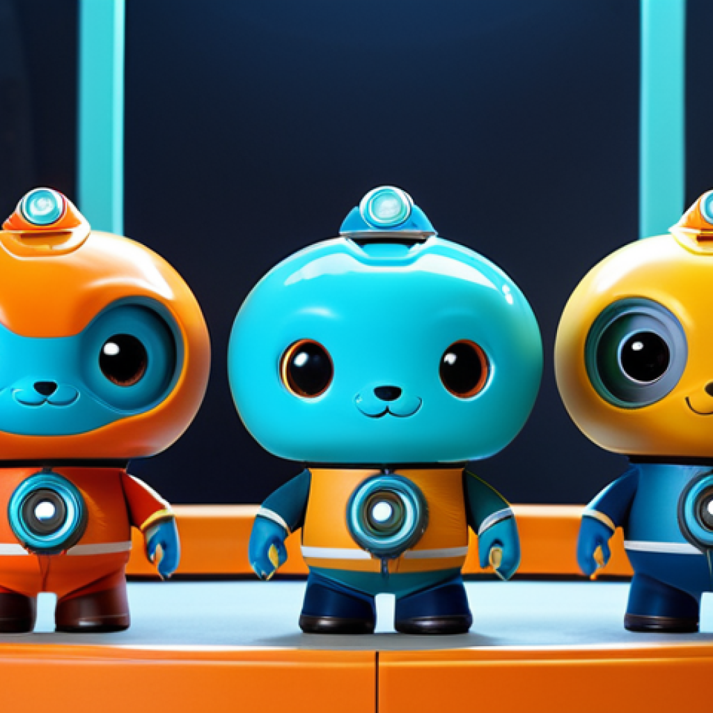 옥토넛 캐릭터의 성격 비교 - The Octonauts Crew**
"The Octonauts team: Captain Barnacles, Kwazii, and Peso, standing together in...