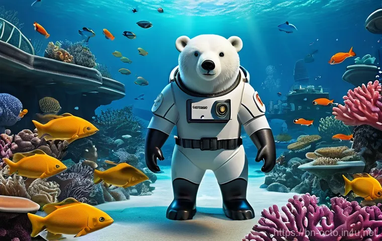 옥토넛 대원의 의상 디자인 - Image Prompt 1: Captain Barnacles in Action** 옥토넛 대원의 의상 디자인 - Image Prompt 1: Captain Barnacles in Action**